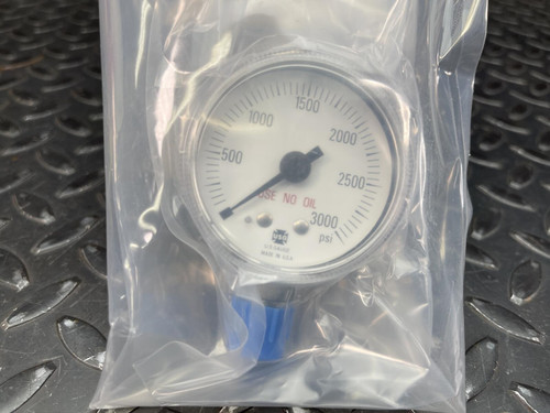 Ametek P1535 Corrosion Resistant Gauge 0-3000 PSI 1/4" NPT Connector 2" Face