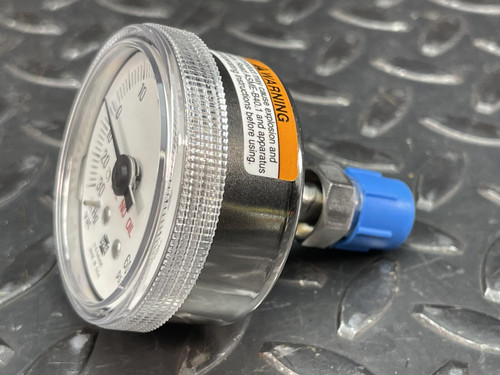 Ametek C1535 Corrosion Resistant Gauge 2" Face -30-0-60 PSI 1/4" NPT CBM Conn.