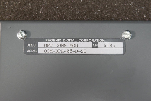Phoenix Digital OCM-DPR-85-D-ST Fiber Optic Communication Module