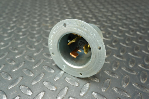 Hubbell 3776 Twist-Lock Inlet Three Wire 250/600V 50A Hubbell 3776