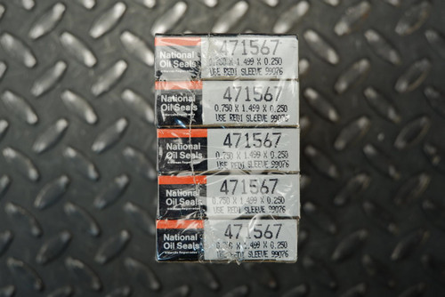 Lot of 10 Federal Mogul 471567 Oil Seal .75 x 1.499 x .25