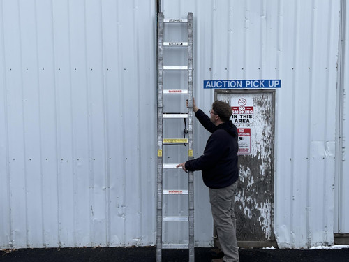 Quickstep 10 Foot Folding Tactical Assault Emergency Ladder, Aluminum