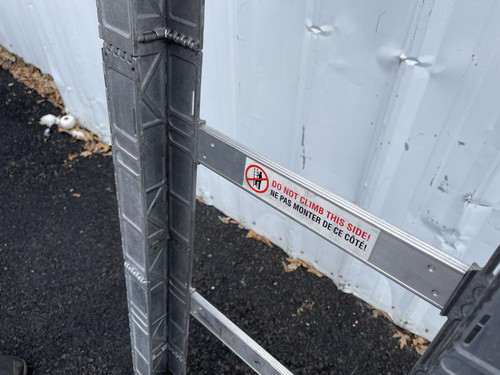 Quickstep 10 Foot Folding Tactical Assault Emergency Ladder, Aluminum