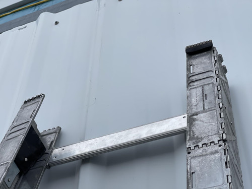 Quickstep 10 Foot Folding Tactical Assault Emergency Ladder, Aluminum