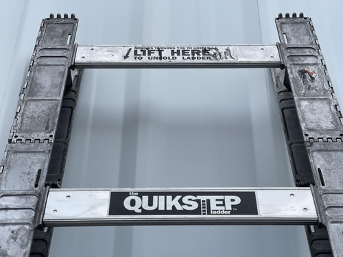 Quickstep 10 Foot Folding Tactical Assault Emergency Ladder, Aluminum