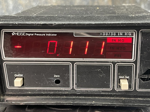Heise 901A Digital Pressure Indicator -30/30 In. HG