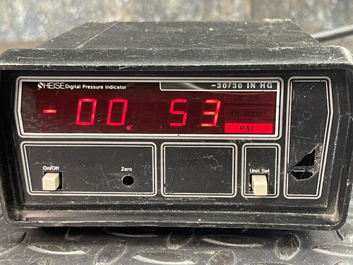 Heise 901A Digital Pressure Indicator -30/30 In. HG