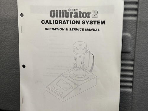 Gilian Gilibrator 2 Primary Flow Calibrator w/ Case w/ Piston Cell
