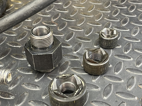 Enerpac 10 Piece Knockout Punch Set w/ P-142 Hydraulic Hand Pump