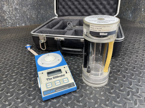 Gilian Gilibrator 800268 Primary Flow Calibrator w/ Bubble Generator & Case