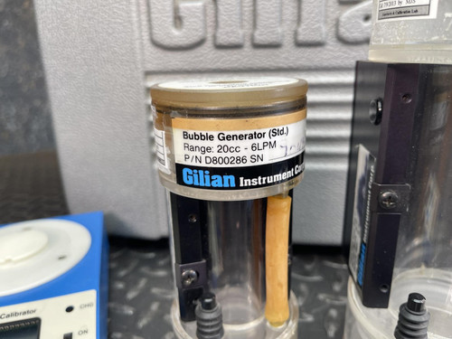 Gilian Gilibrator 800268 Primary Flow Calibrator x 2 w/ 2 Bubble Generators Case