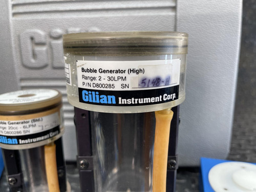 Gilian Gilibrator 800268 Primary Flow Calibrator x 2 w/ 2 Bubble Generators Case