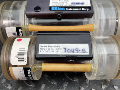 Gilian Gilibrator 800268 Primary Flow Calibrator x 2 w/ 2 Bubble Generators Case