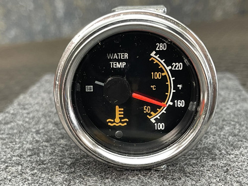 Stewart Warner 465DZ Gauge Water Temperature 100-280F, 2 1/16" Case