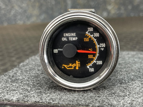 Stewart Warner 465DY Gauge Oil Temperature 150-350F, 2 1/16" Case