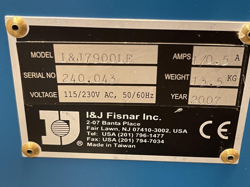 I&J Fisnar Inc. I&J 7900LF Robotic Dispensing System