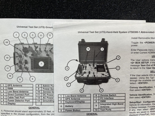 ITT / EDO UTS0150-1 Ground Based Accessory Kit for UTS Universal Test Set #3
