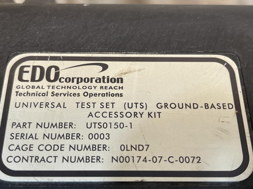 ITT / EDO UTS0150-1 Ground Based Accessory Kit for UTS Universal Test Set #3