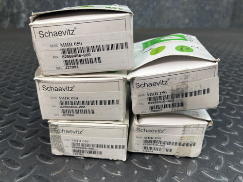 Lot of 5 Schaevitz Linear Variable Differential Transducer MHR 050 / MHR 250