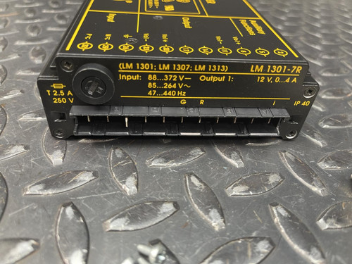 Melcher LM 1000 MK II AC-DC/DC-DC Converter, 12VDC, 4A, LM1301-7R