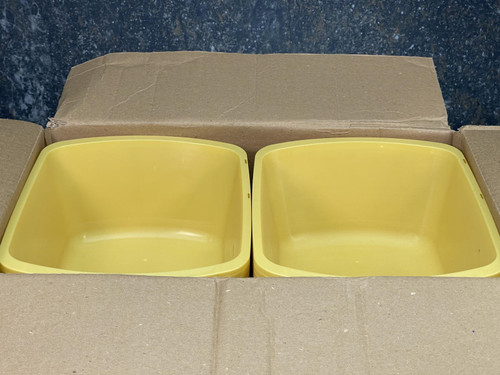 Medegen H362-05 Rectangular Wash Basin Gold, 7 Qt/6.6L Capacity, 13" x 10" 50/CS