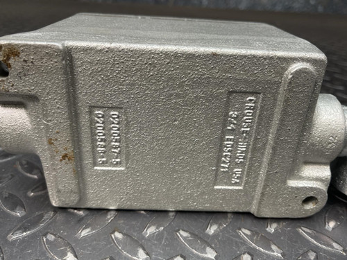 Crouse-Hinds EDSC271 GE CR101, On/Off Control, 115VAC, Appleton ECC755RH