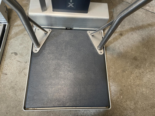 Lot of 2 Scale-Tronix Mobile Stand On Patient Scales w/ Height Bars