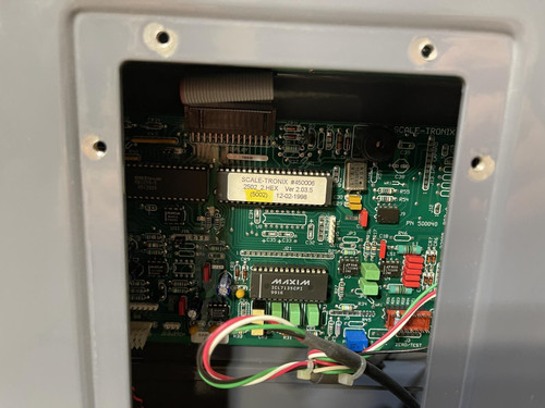 Lot of 2 Scale-Tronix Mobile Stand On Patient Scales w/ Height Bars