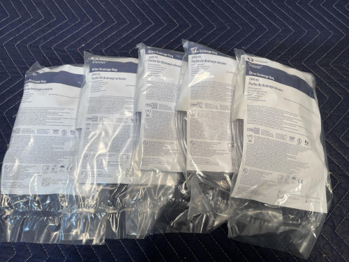 Covidien Urine Drainage Bags - Unused Covidien