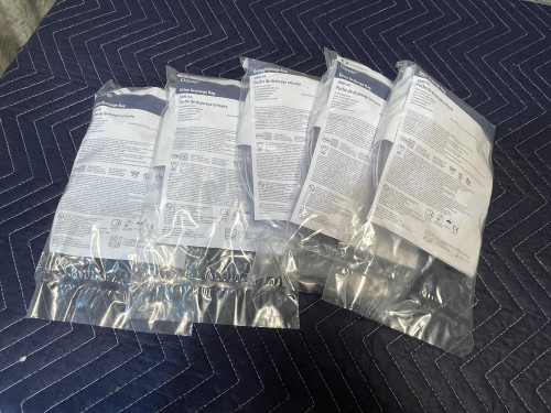 Lot of 5 Covidien Dover 2000 mL Urine Drainage Bag -Unused