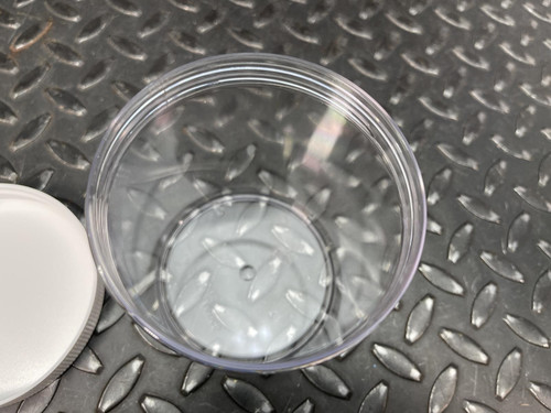 24 - Uline S-9936 Widemouth 16 oz. Plastic Jars with Screw-on Lids