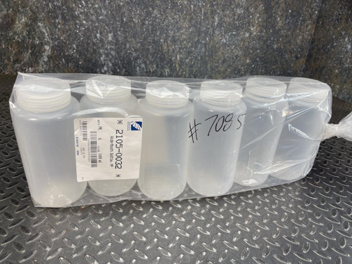 6 - Nalgene 2105-0032 Wide Mouth PP Bottles, 1000 ml, w/Caps Nalgene 2105-0032