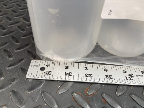 6 - Nalgene 2105-0032 Wide Mouth PP Bottles, 1000 ml, w/Caps