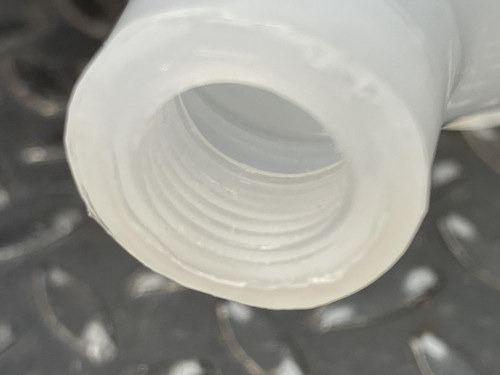 lot of 2 Vitlab p/n Unknown, 8-Pint Threaded Funnel 2-Port Screw Cap