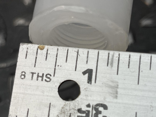 lot of 2 Vitlab p/n Unknown, 8-Pint Threaded Funnel 2-Port Screw Cap