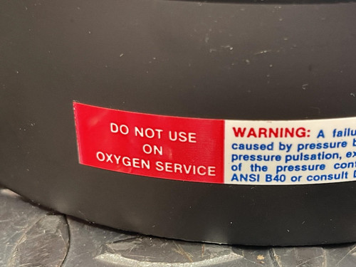 Ashcroft 6" Gauge, Pressure, -30 Vac.,10 in. Water, Brass Bellow Bronze Socket