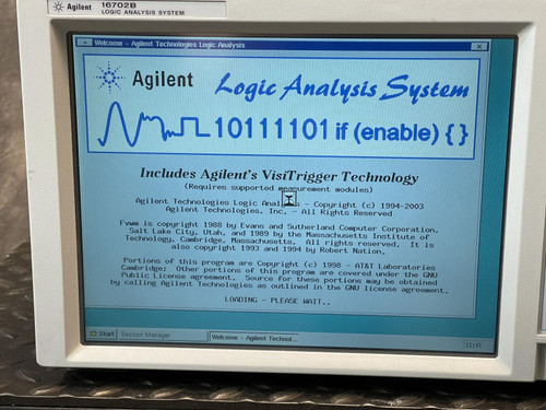 Agilent HP 16702B Logic Analysis System With Two 16557D Cards w/ Cables