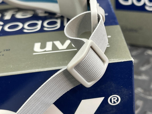 Lot of 4 Uvex High Impact Safety Goggles, S39610C - Teal