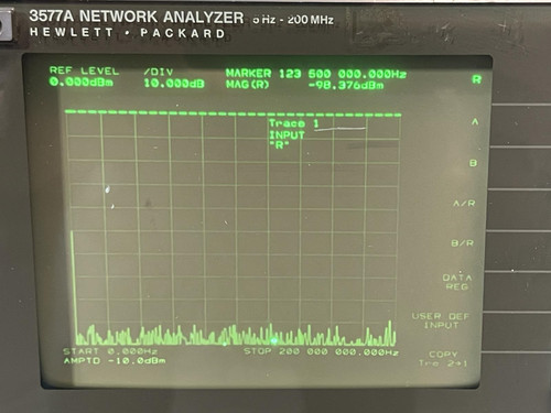 HP / Agilent 3577B Network Analyzer, 5Hz-200MHz