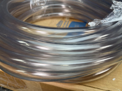 VWR 89068-522 Clear Flexible PVC Tubing 3/4" I.D x 1"O.D., 1/8" Wall - 50 Foot