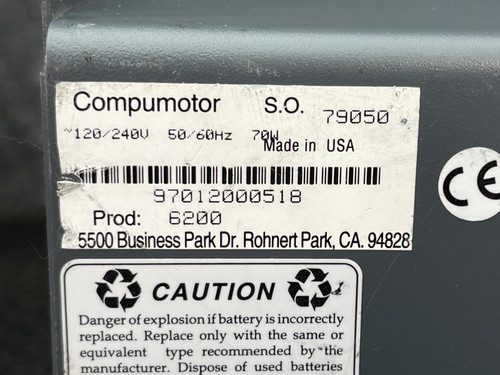 Parker Compumotor 6200 2-Axis Indexer