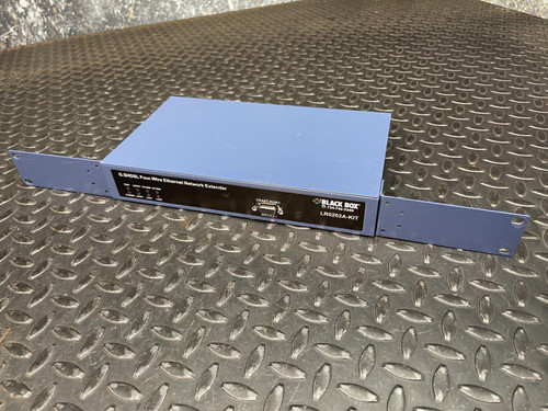Lot of 2 Black Box LR0202A-KIT Extender 4 Wire Ethernet Network Extender
