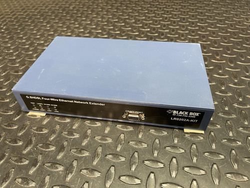 Lot of 2 Black Box LR0202A-KIT Extender 4 Wire Ethernet Network Extender