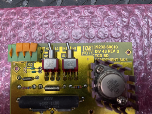 Lot of 2 HP 19232-60010 TCD Detector Board for HP 5890 Chromatograph GC