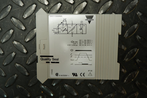 Carlo Gavazzi EIIC115500MA Over Current Relay - DIN Rail Mount 115VAC -Unused