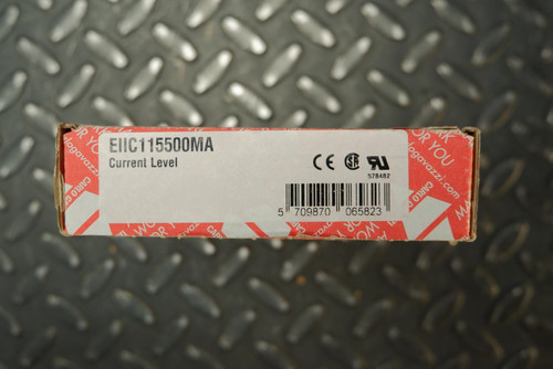 Carlo Gavazzi EIIC115500MA Over Current Relay - DIN Rail Mount 115VAC -Unused