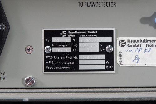 Krautkramer Branson Flaw detector CSP 12 Ultrasonic Converter