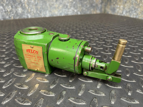 Felco Low Lift Precision Hydraulic Jack, 10 Ton, 1.500" Lift w/ Wooden Case