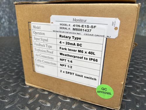 Moniteur EPR-41N-E1S-SF Electro-Pneumatic Positioner