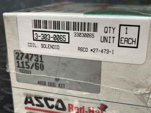 Lot of 5 ASCO 274731 Coil for Solenoid 115V/60